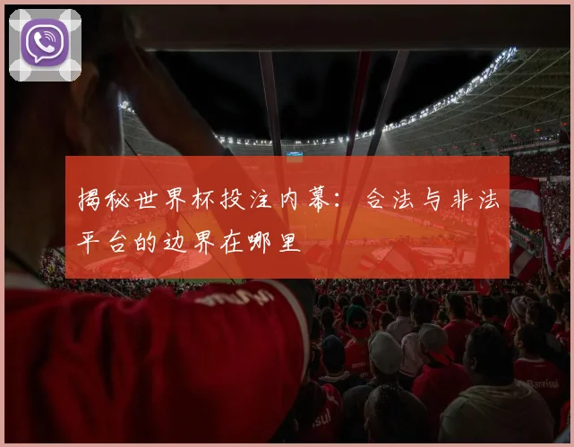 揭秘世界杯投注内幕:合法与非法平台的边界在哪里